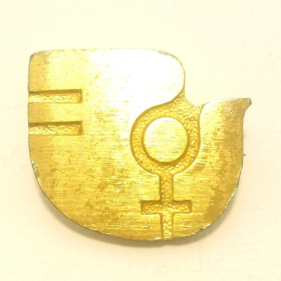 Jewelry - Vintage Equality Jewelry - Dove ERA female symbol
